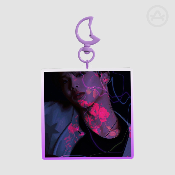 Jimin BTS Clear Acrylic Keychains