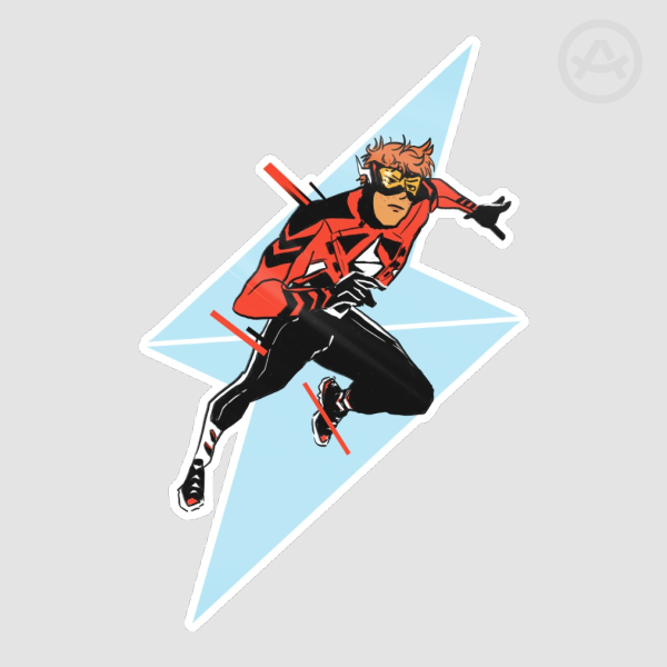 Absolute Flash ♥ Wally West ♥ Die Cut Sticker