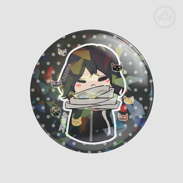 Teen Aizawa Blob (Button Pins)
