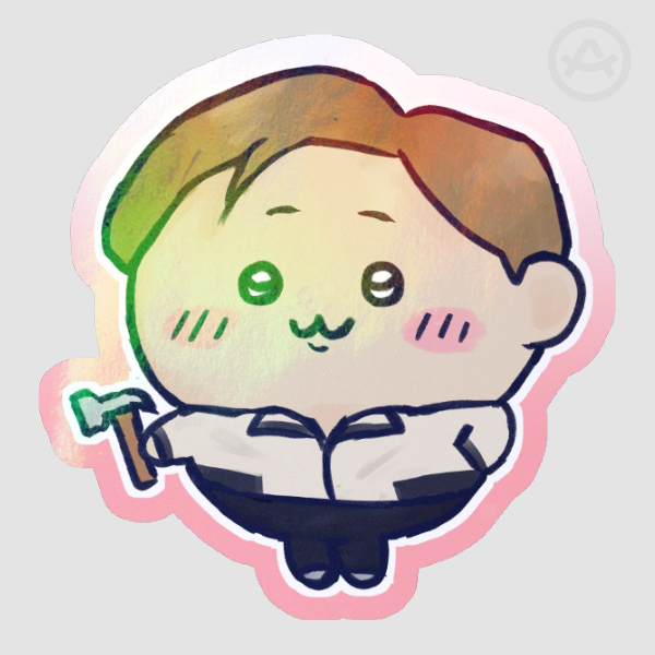 Driver Chiikawa Sticker