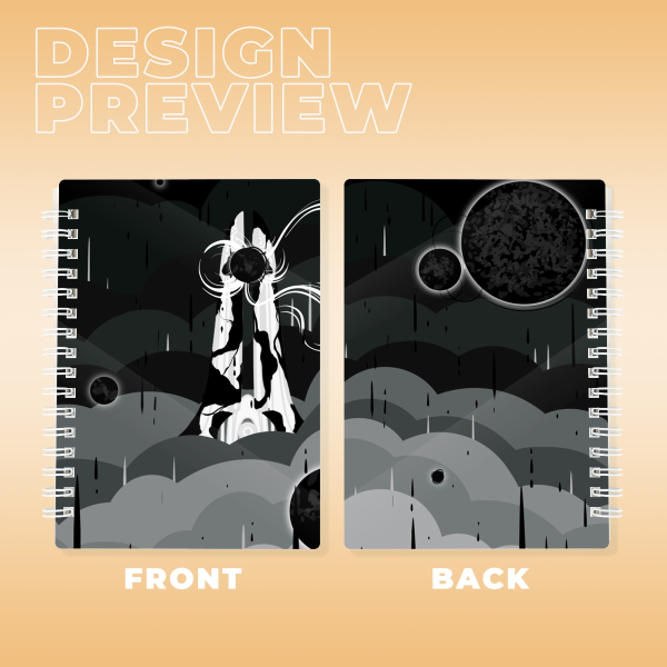 Taken Curse Dreaming City  PVC Double-side Spiral Notebook 6IN