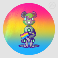 CeeCee Pan Pride Sticker