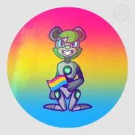 CeeCee Pan Pride Sticker