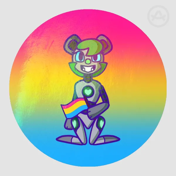 CeeCee Pan Pride Sticker