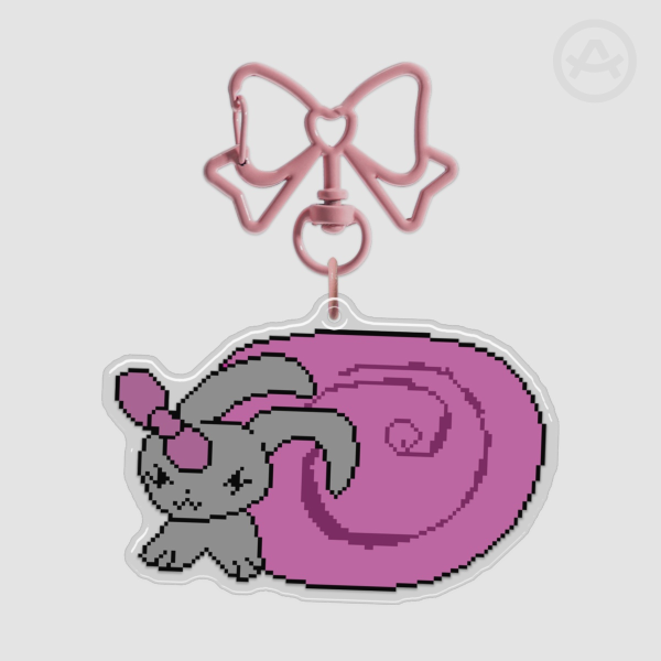 [Maline] BUNNI SNAILS Epoxy Clear Acrylic Keychains