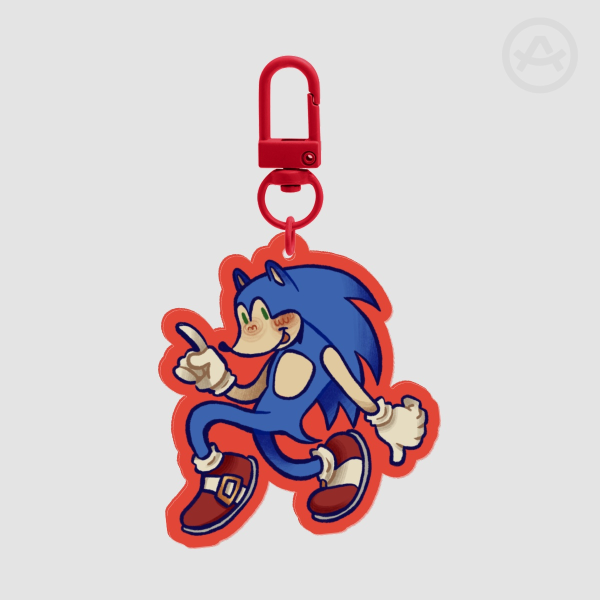 Sonic Acrylic Keychain