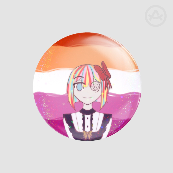 Lesbian Flag Badge [Oc Iris]