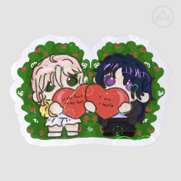 Ily diecut sticker