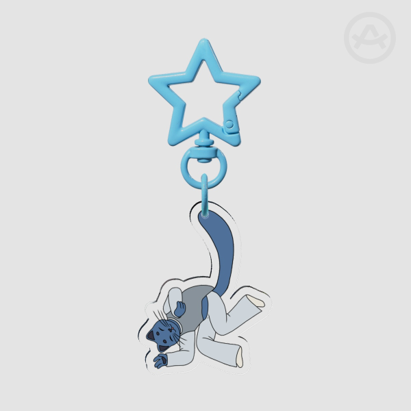 Sleepy Felix keychain