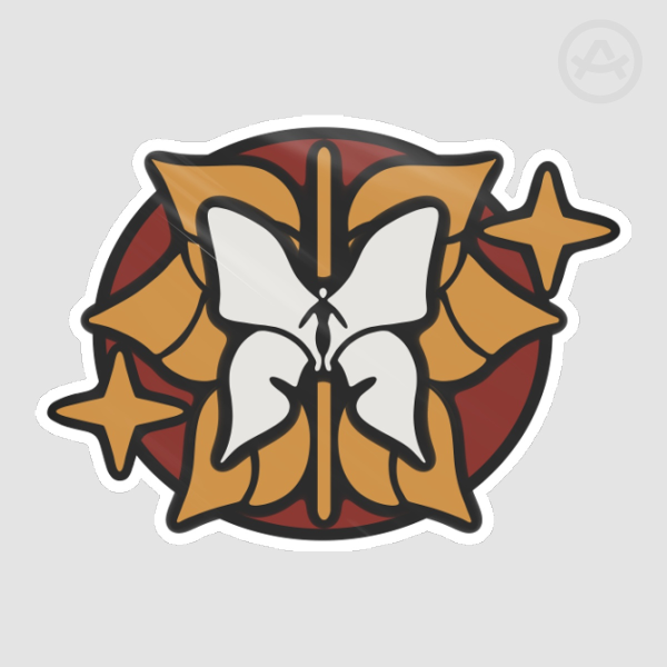 Meyrin Clan Destiny 2 Die Cut Glossy Sticker 2IN