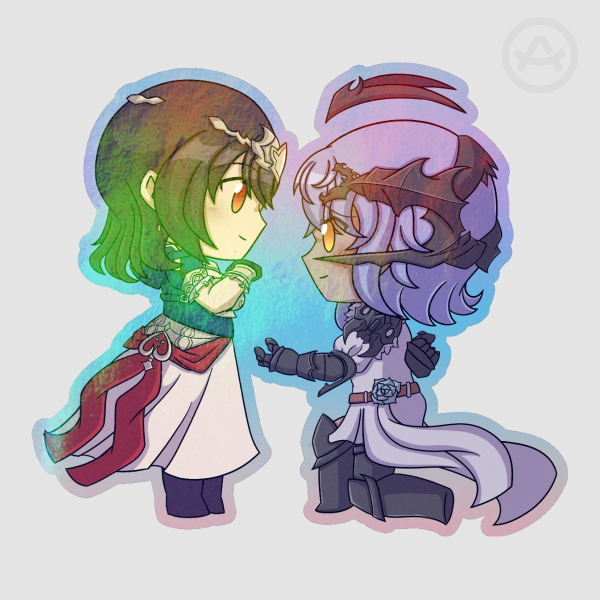 [MEMENTOMORI] Amleth X Ophelia Colored Edge Sticker