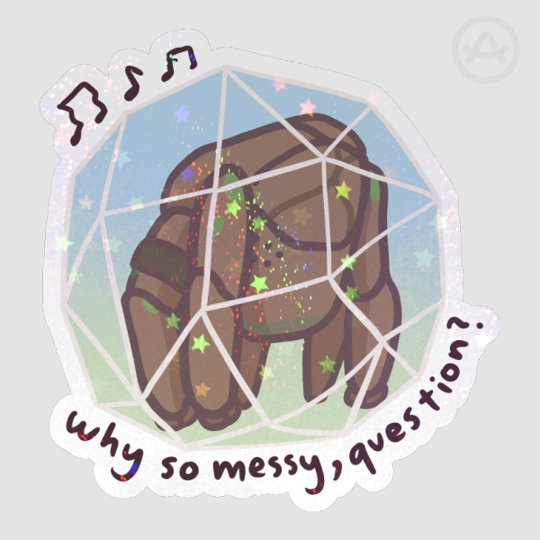 Rocky Annoyed Sticker