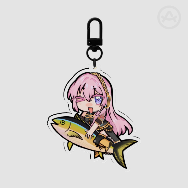Megurine Luka Tuna Keychain