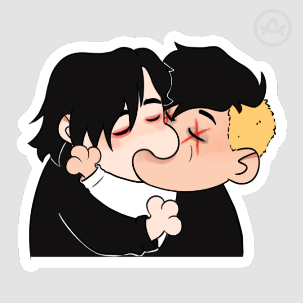 Frerard Kiss Stickers
