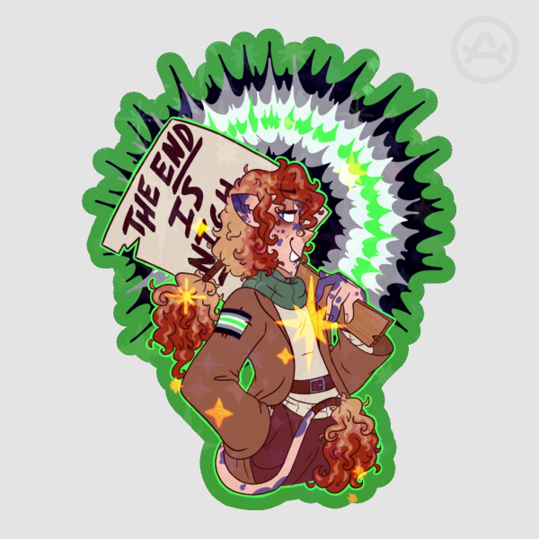 Agender Preacher - Die Cut Sticker