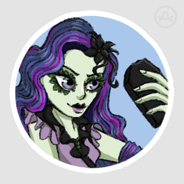 Amanita Nightshade Sticker