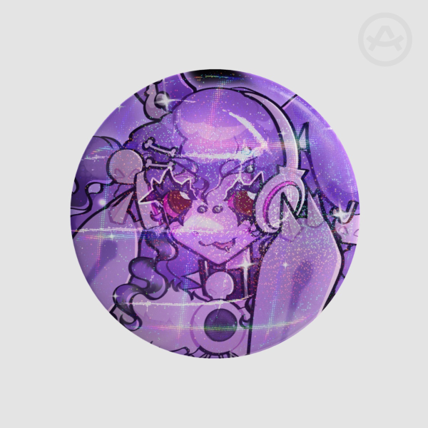 Filunie Y2K holographic Round Badge (Button Pins)