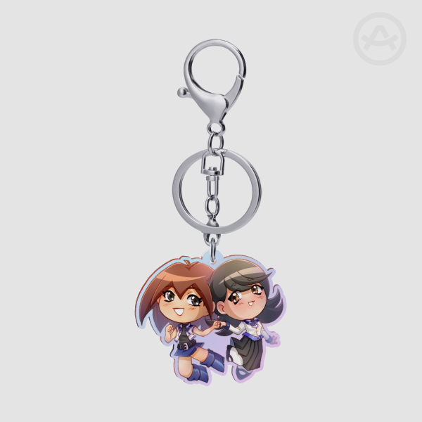 JunMomo Rainbow Acrylic Keychain