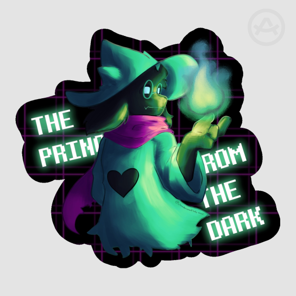 DELTARUNE | The Prince [MATTE DIE CUT STICKER]
