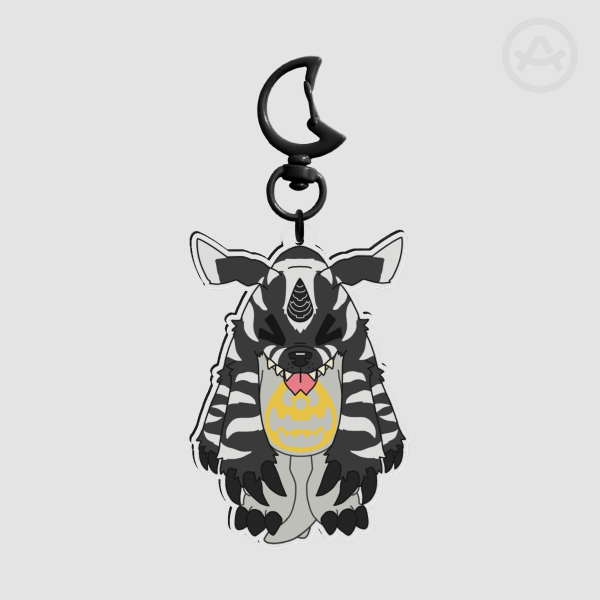 Black Gabumon Grabbed Keychain