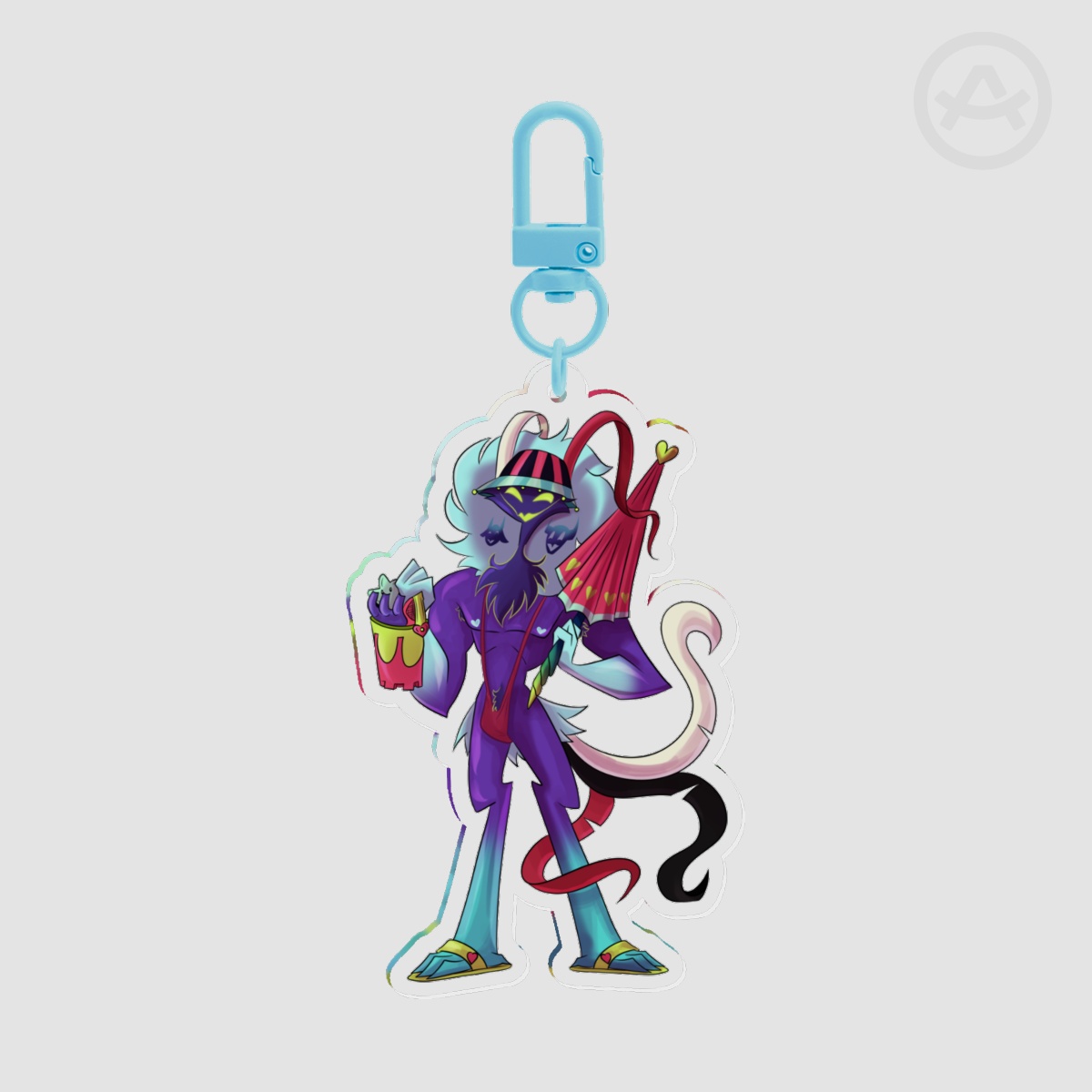 Asmodeus “Ozzy” - Summer Edition - Clear Acrylic Keychains