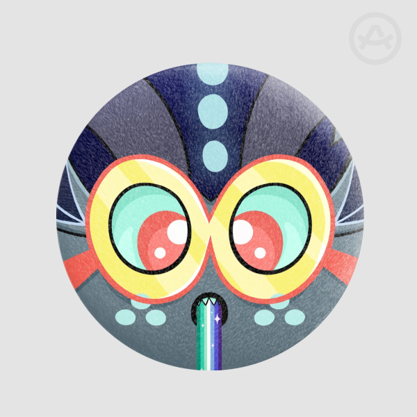 Baxter gay plush badge