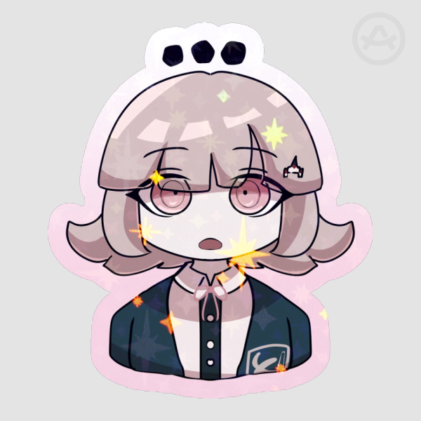 DANGANRONPA | Chiaki [DIE CUT HOLO STAR STICKER]