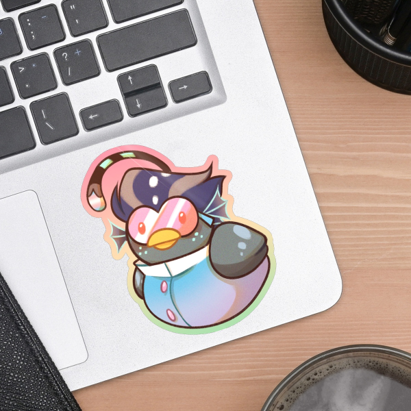 Trans Baxter Duck Sticker