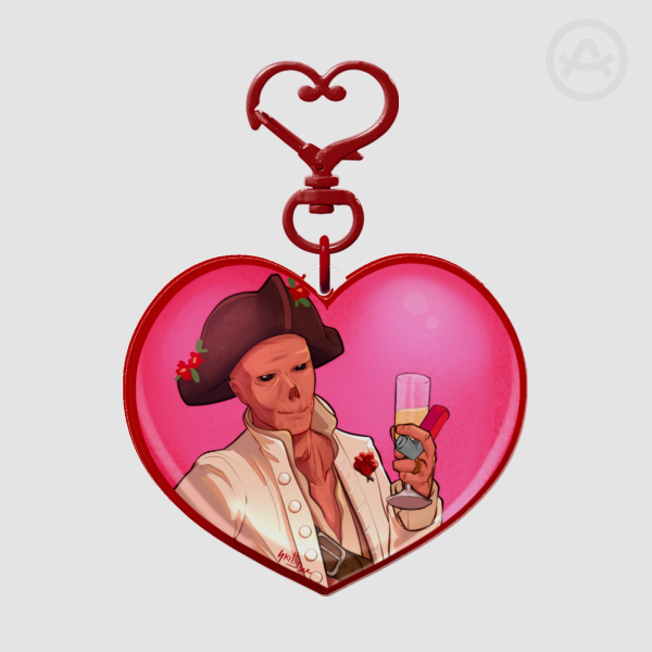 John Hancock Wedding Fallout 4 Acrylic Keychain (66mm x 56mm)