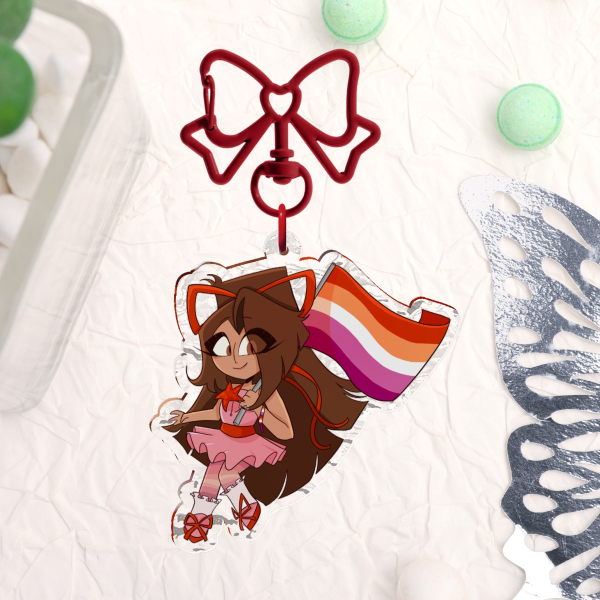 Pride VaggiRipple Acrylic Keychains
