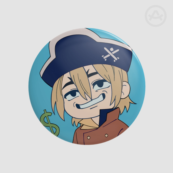 [DR. STONE] Ryusui Badge (Button Pin)