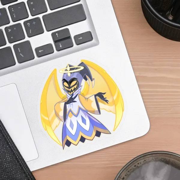 Hazbin Hotel Adam Clear PET Vinyl Die Cut Sticker