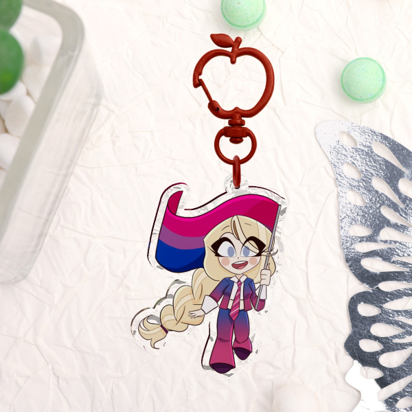 Pride Charlie Ripple Acrylic Keychains