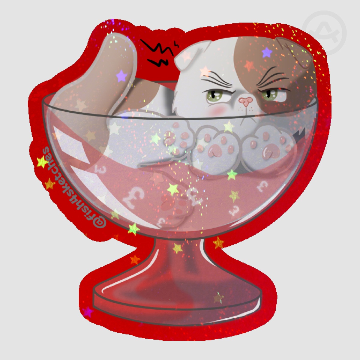 Hetalia, Neko England cup, Sticker