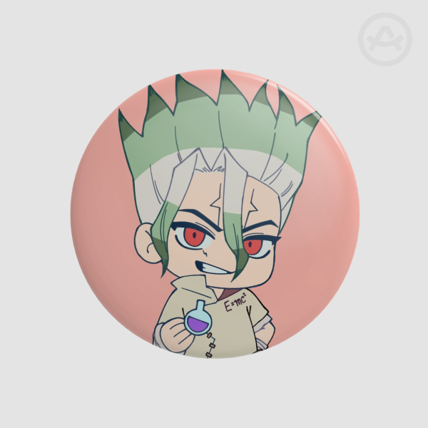 [DR. STONE] Senku Badge (Button Pin)
