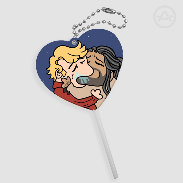 Gentlebeard Sloppy Smooch Lollypop Acrylic Charm