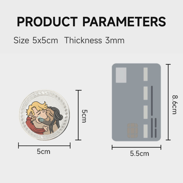 Gentlebeard Sloppy Smooch Memorial Coin
