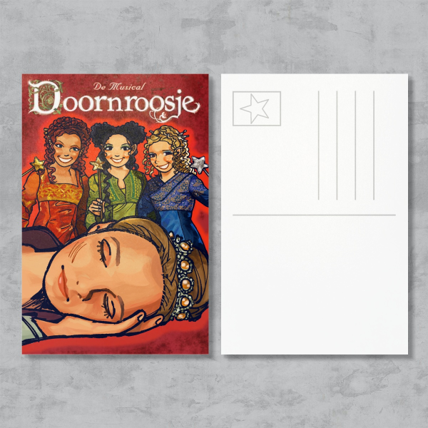 Doornroosje de Musical - Postkaart