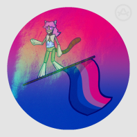 Tawny Bi Pride Sticker