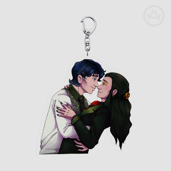 Jor and Miach First Dance Clear Acrylic Keychain