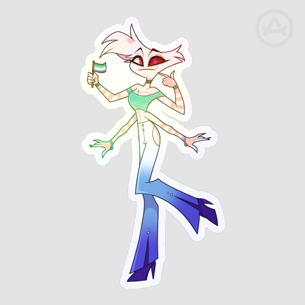 [HH] Angel Dust Pride Sticker