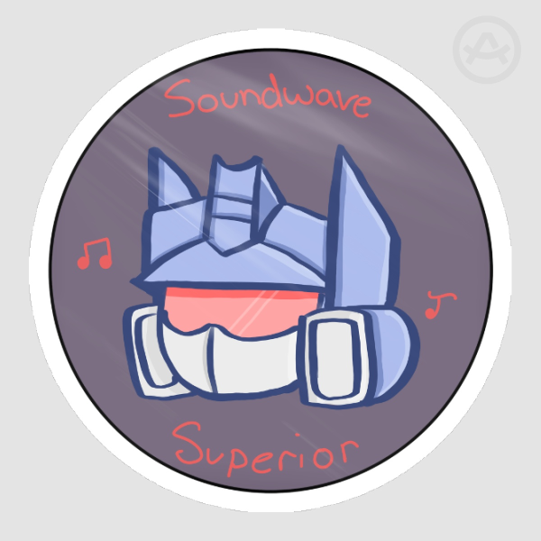 Soundwave Sticker