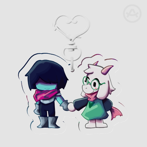 DELTARUNE | Kris x Ralsei [7CM ACRYLIC KEYCHAIN]