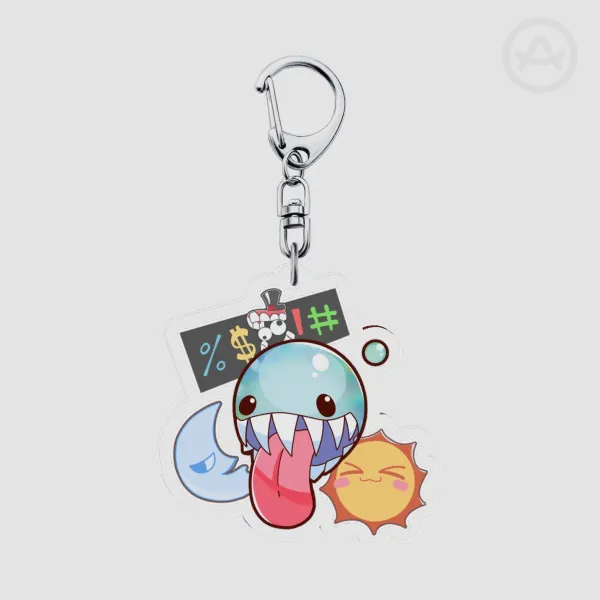 Bubble Acrylic Keychain