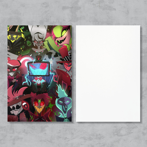 Hazbin Hotel overlords -pearl paper poster print