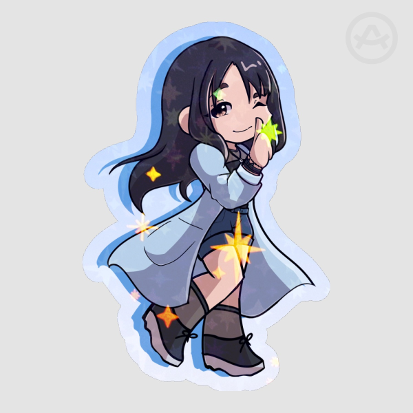 FF DISSIDIA DUELLUM | Rinoa [DIE CUT HOLO STAR STICKER]