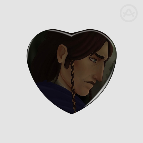 Loghain Mac Tir heart pin