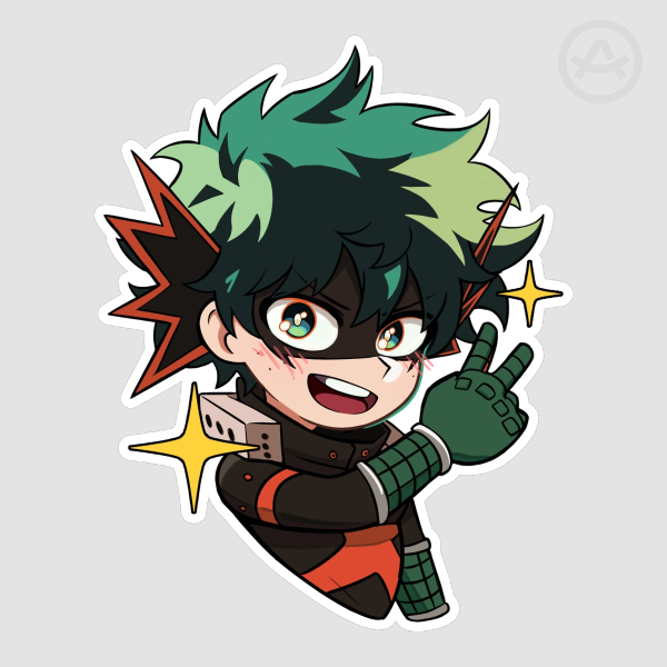 Bk Deku Die Cut Sticker