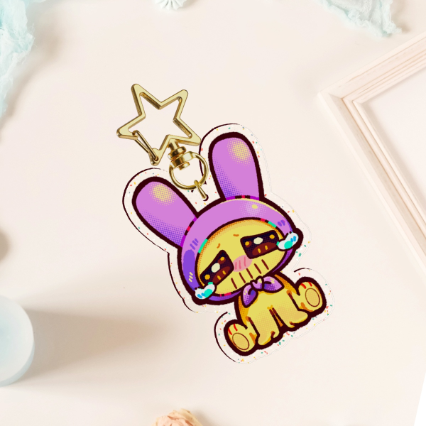 Jax- Egg version Glitter Acrylic Keychains