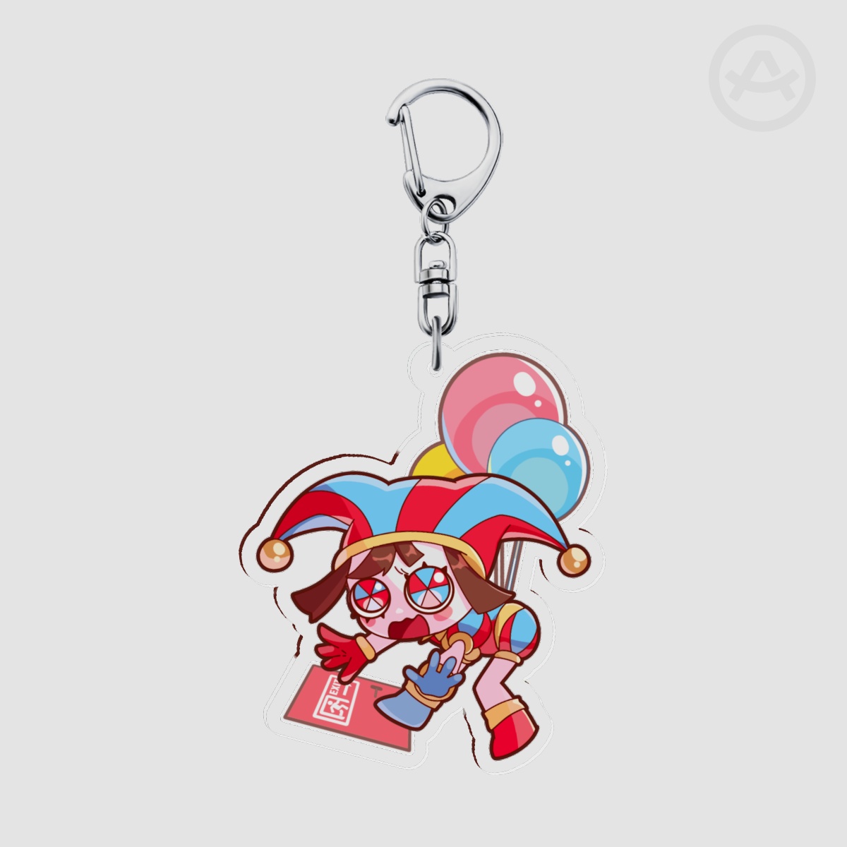 Pomni Acrylic Keychain